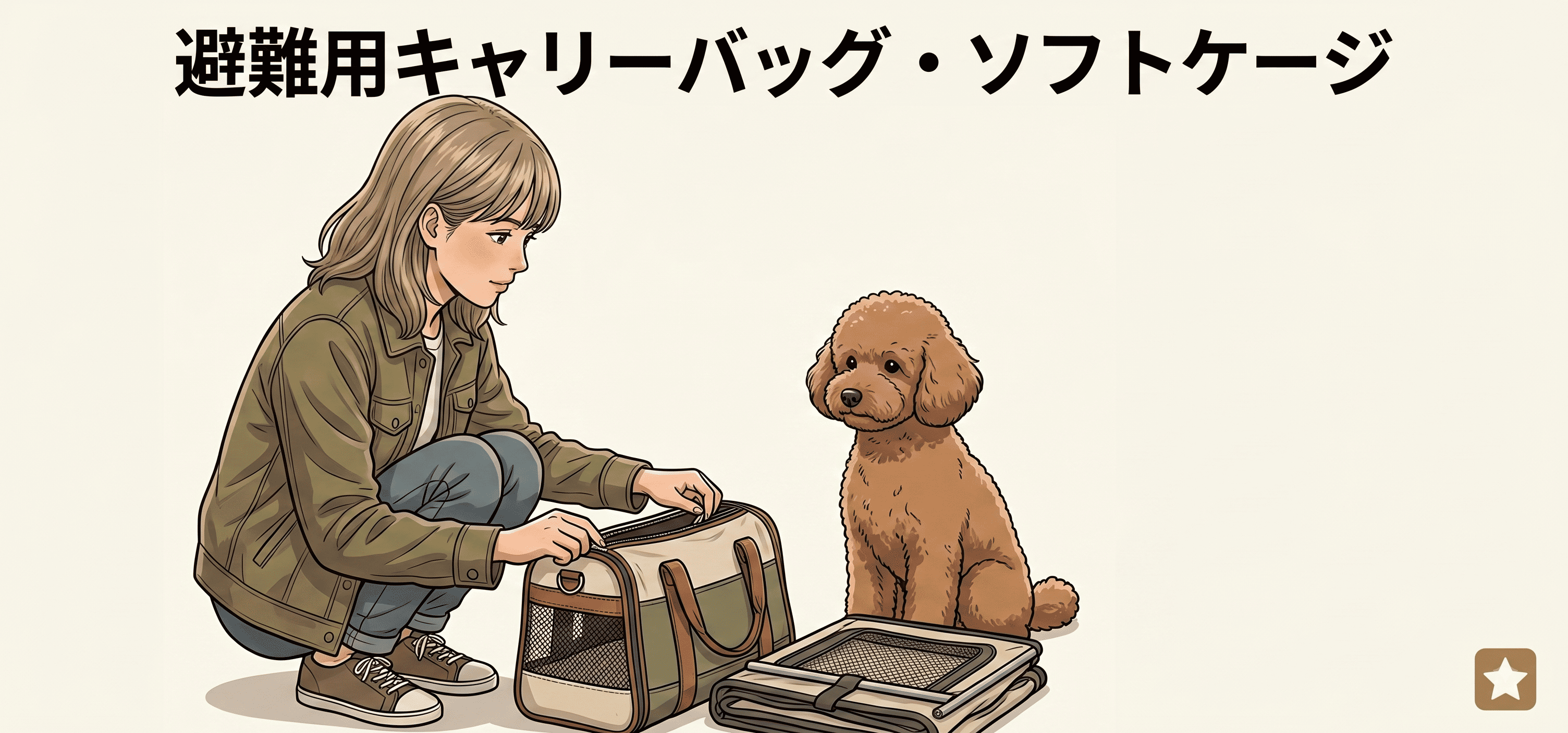 避難用キャリーバッグ・ソフトケージ