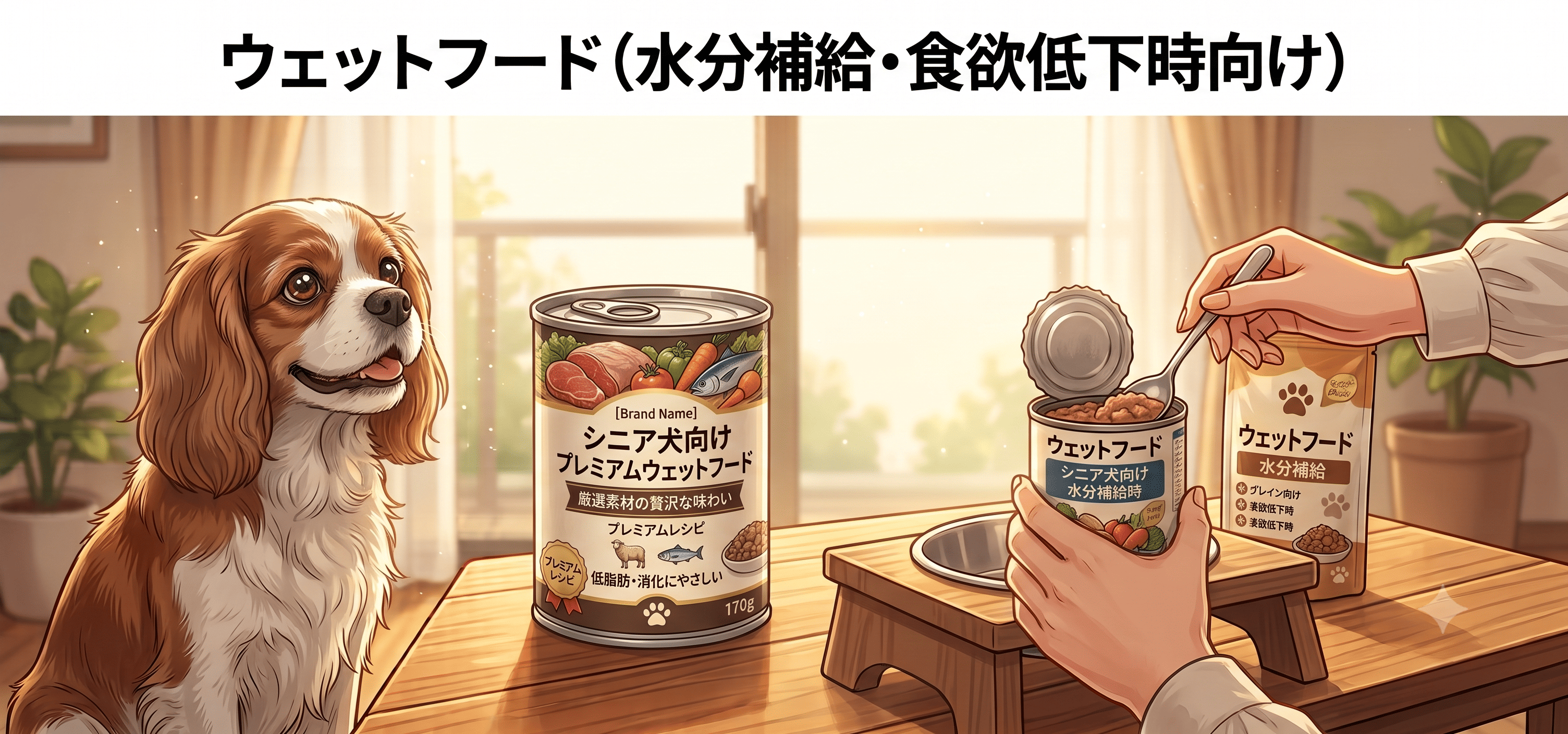 ウェットフード（水分補給・食欲低下時向け）