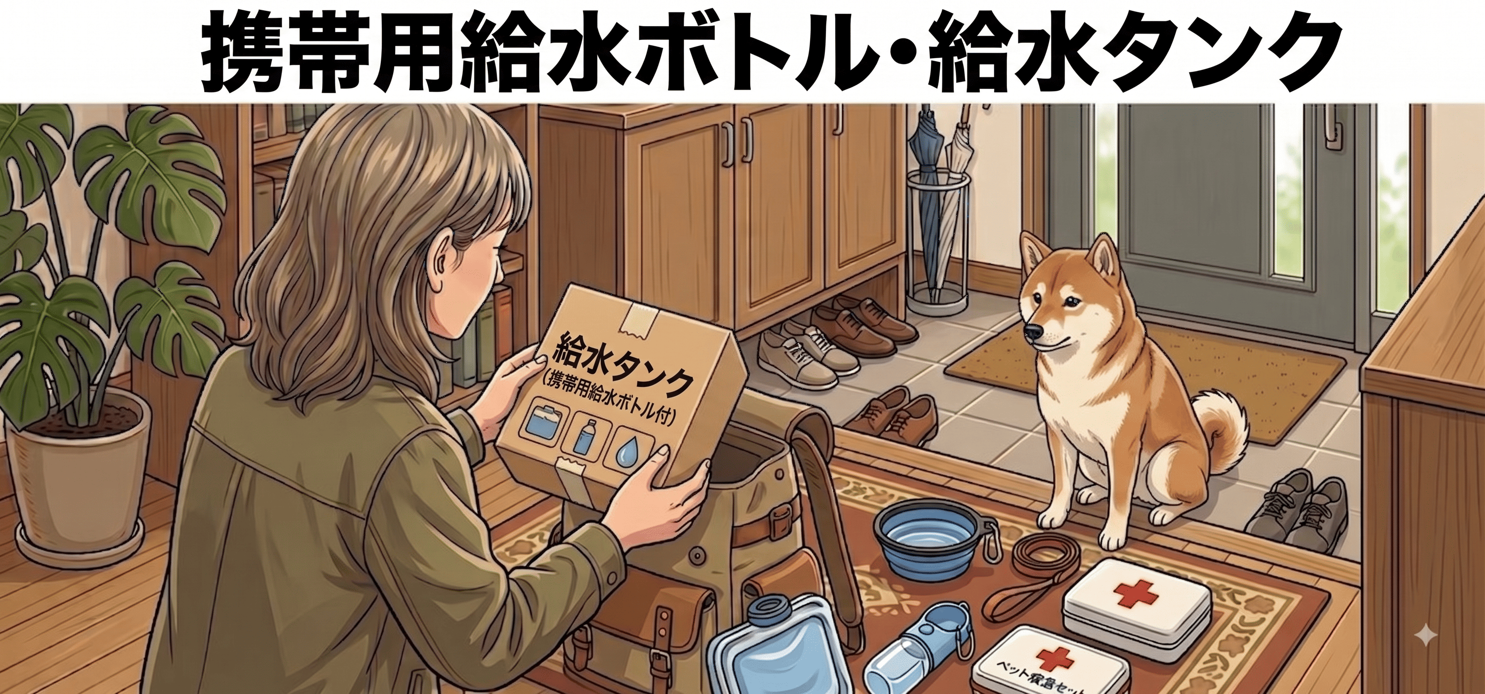 携帯用給水ボトル・給水タンク