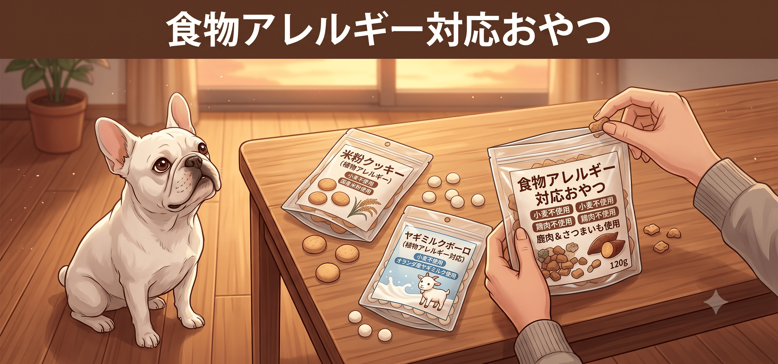 食物アレルギー対応おやつ