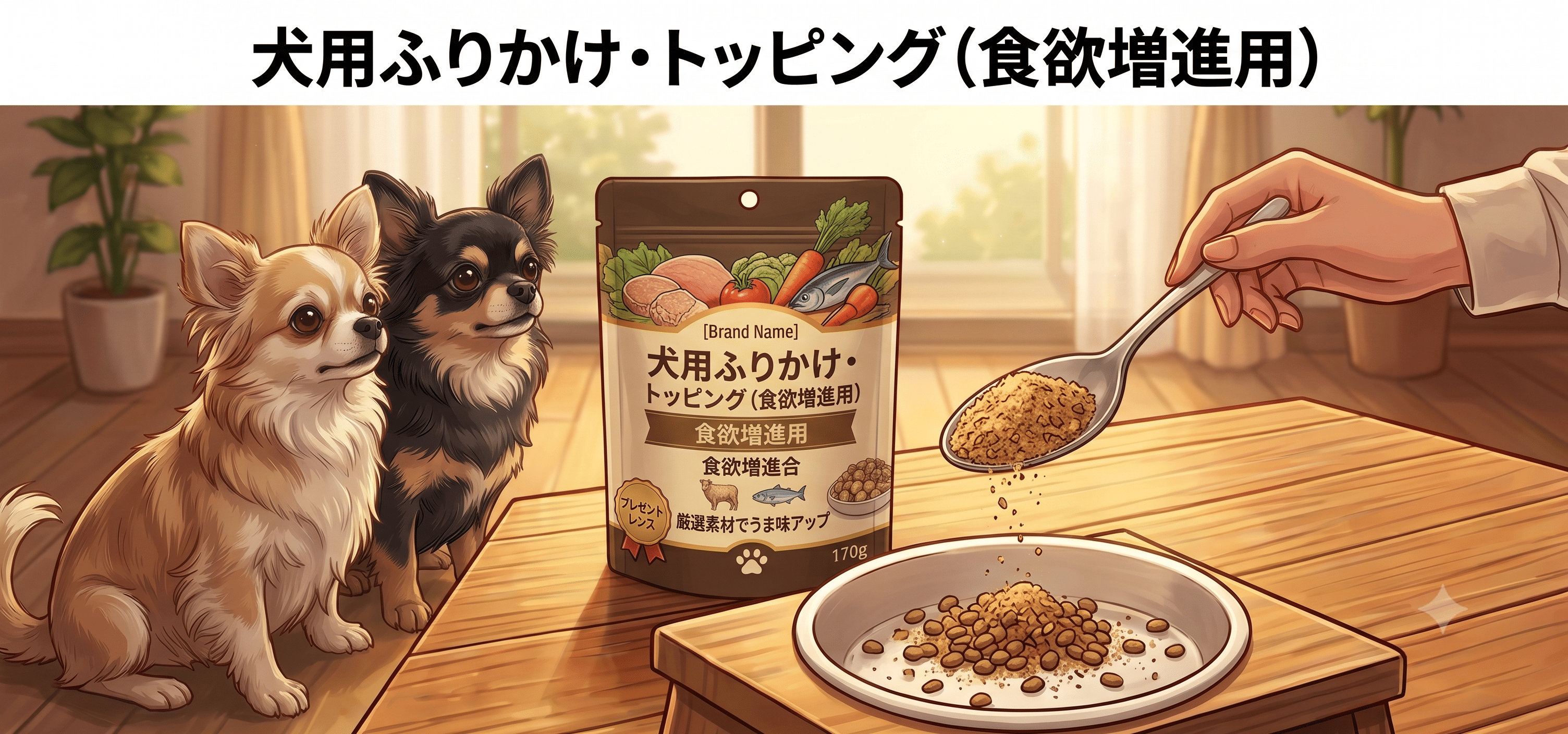 犬用ふりかけ・トッピング（食欲増進用）